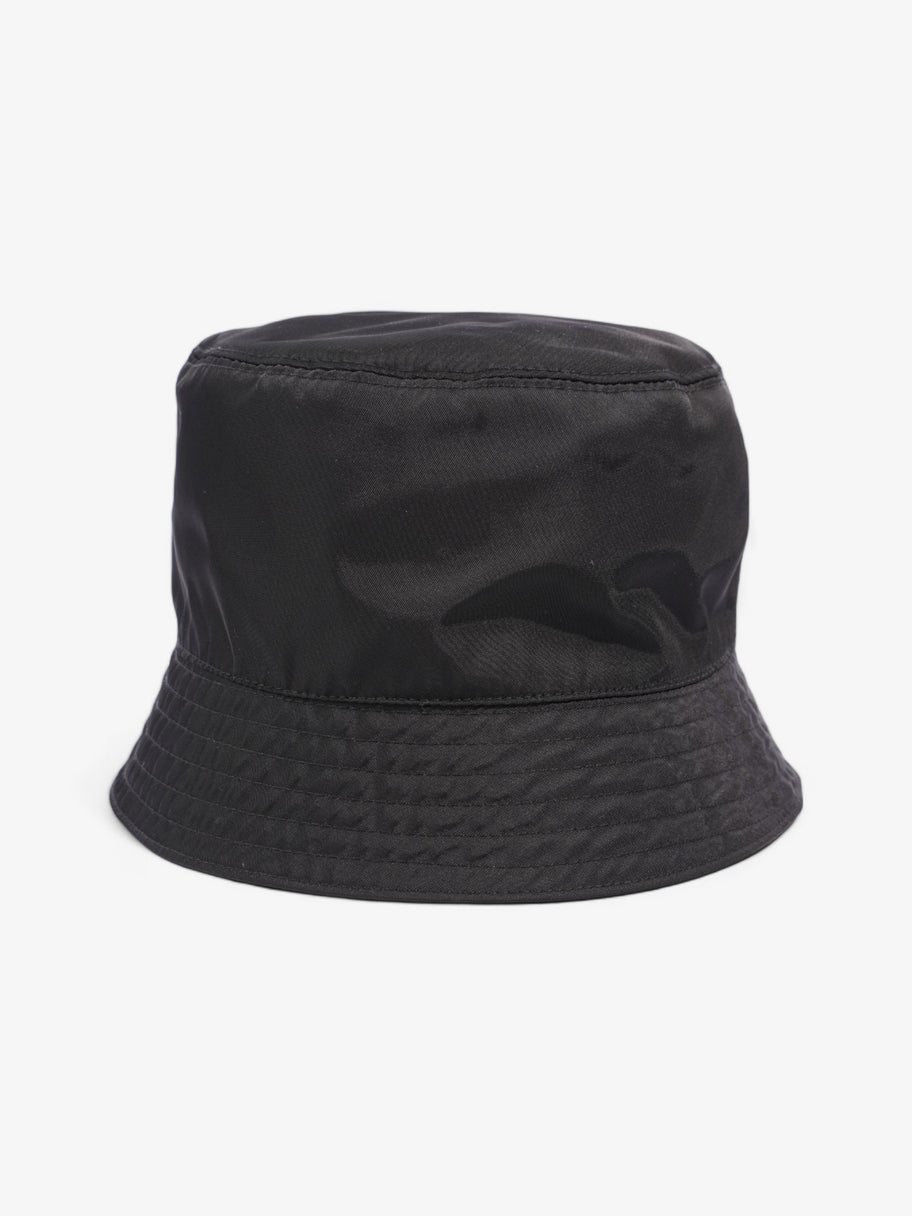 Prada Logo Bucket Hat Black Re Nylon Small Image 3