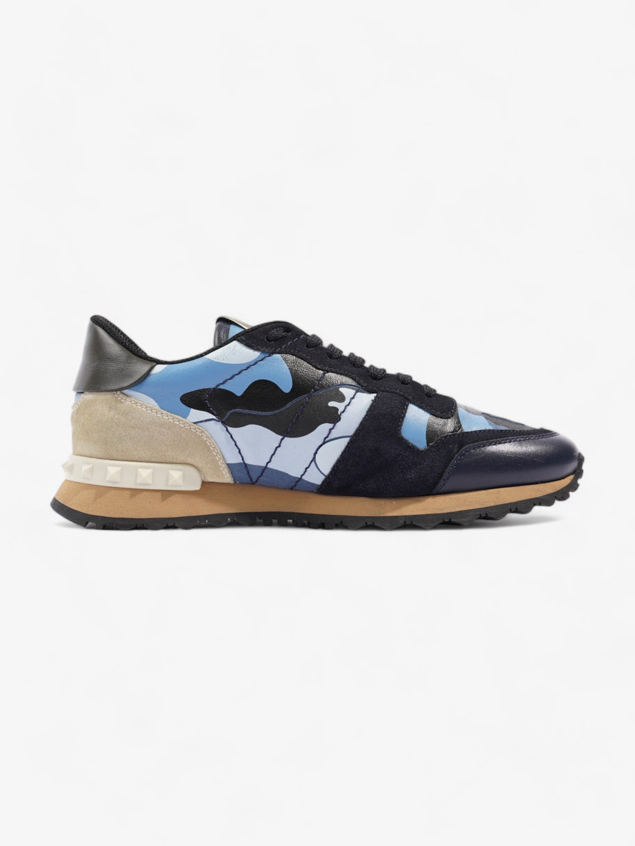 Valentino Camouflage Rockrunner Blue Leather EU 39 UK 5 Image 4