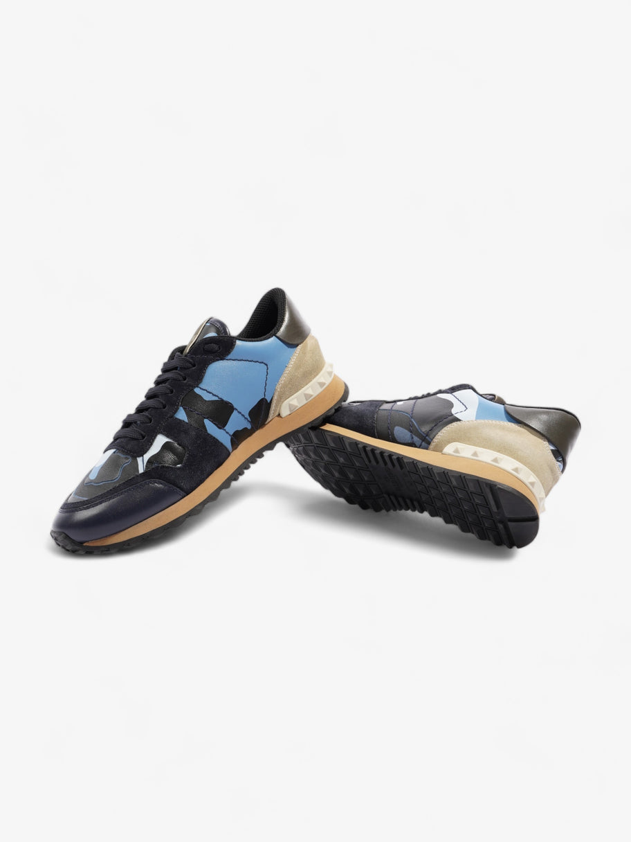 Valentino Camouflage Rockrunner Blue Leather EU 39 UK 5 Image 9