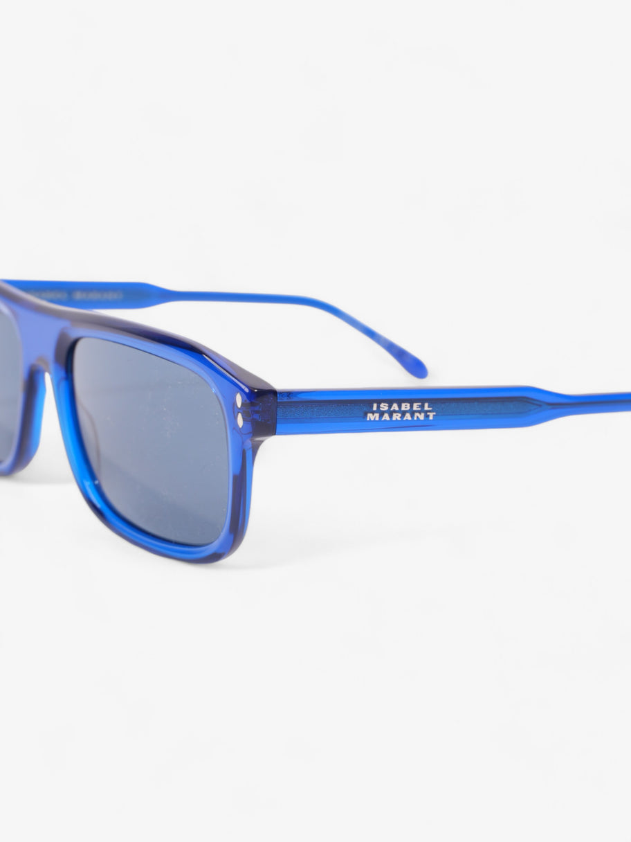 Isabel Marant Etoile Square Framed Sunglasses Blue Acetate 145mm Image 5