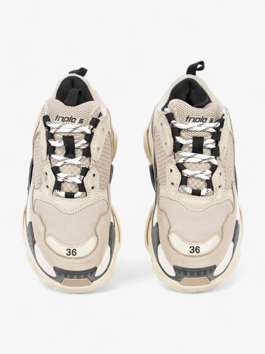 Triple S Beige / Black / White Mesh EU 36 UK 3 Image 8