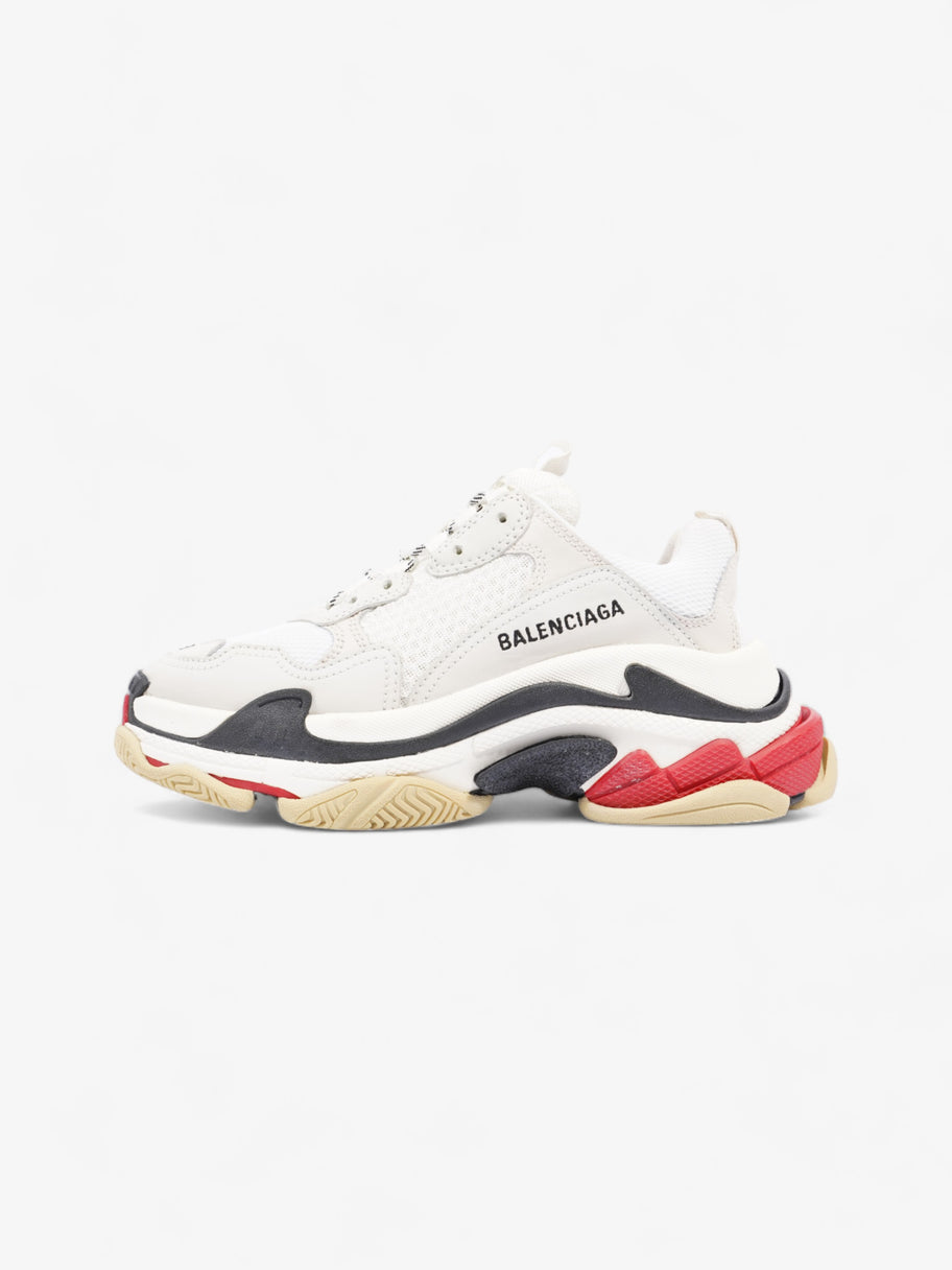 Balenciaga Triple S White / Black / Red Mesh EU 38 UK 5 Image 5