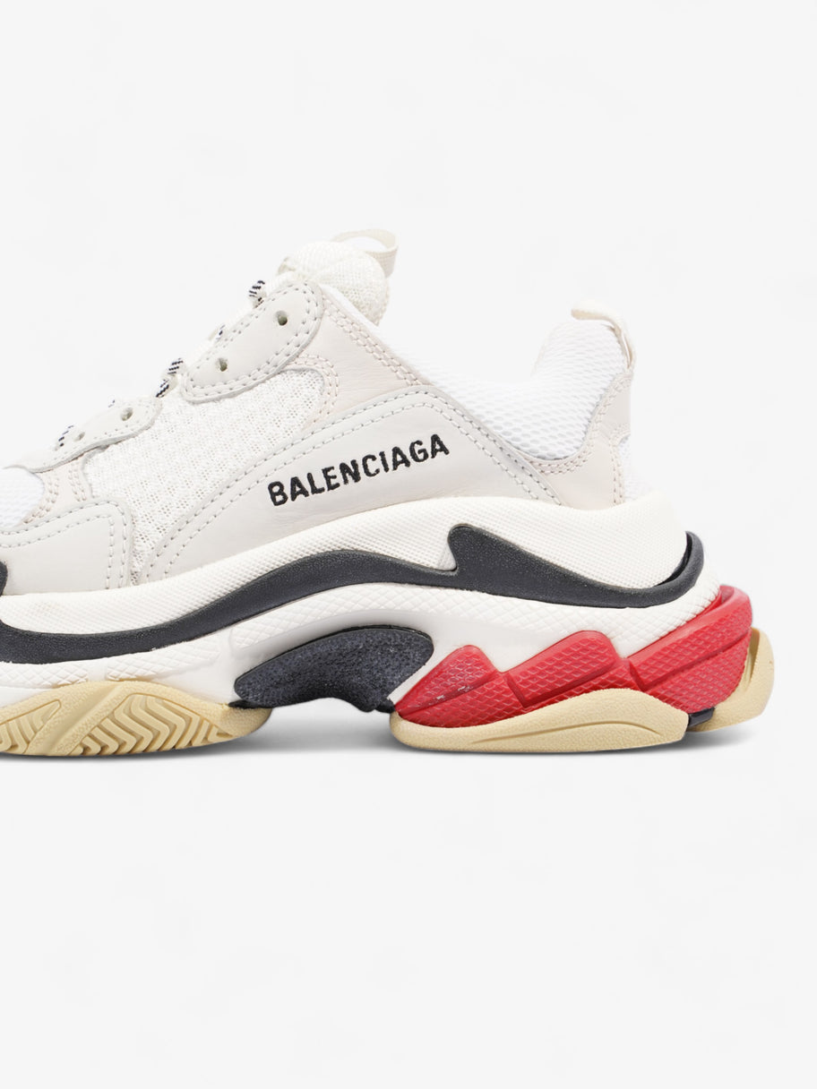 Balenciaga Triple S White / Black / Red Mesh EU 38 UK 5 Image 9