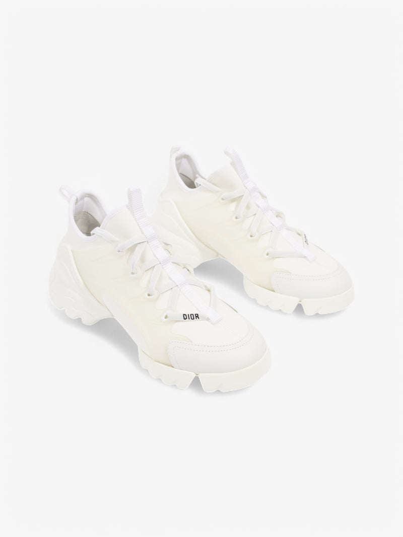  Christian Dior D-Connect Sneakers White  Neoprene EU 37 UK 4