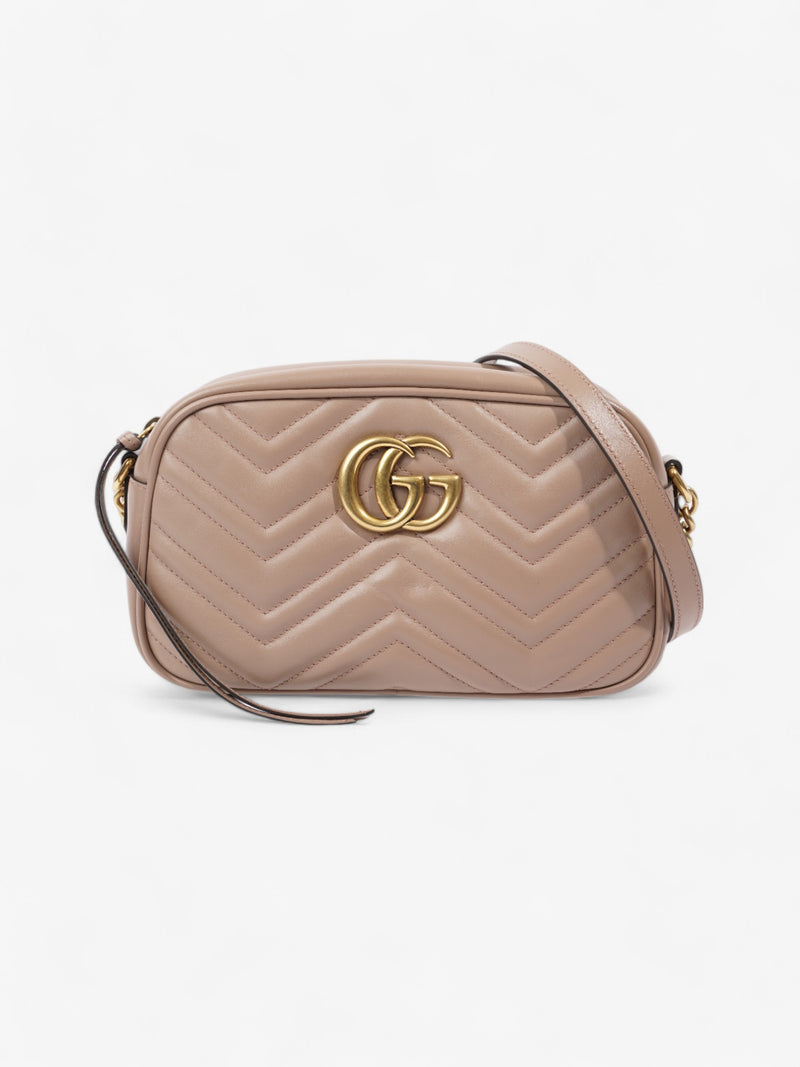  Gucci GG Marmont Dusty Pink Matelasse Leather Small