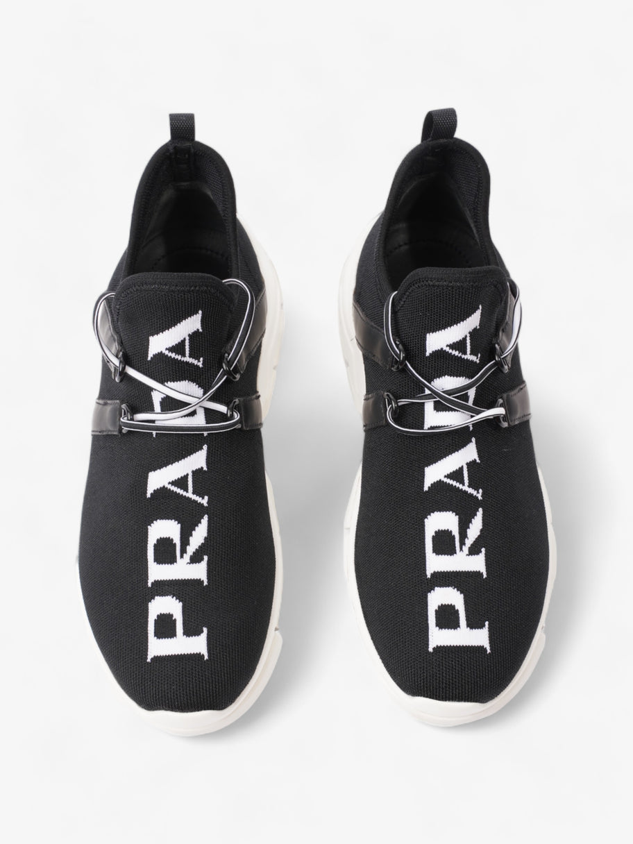 Prada XY Logo Sock Sneakers Black / White Knit EU 37 UK 4 Image 8