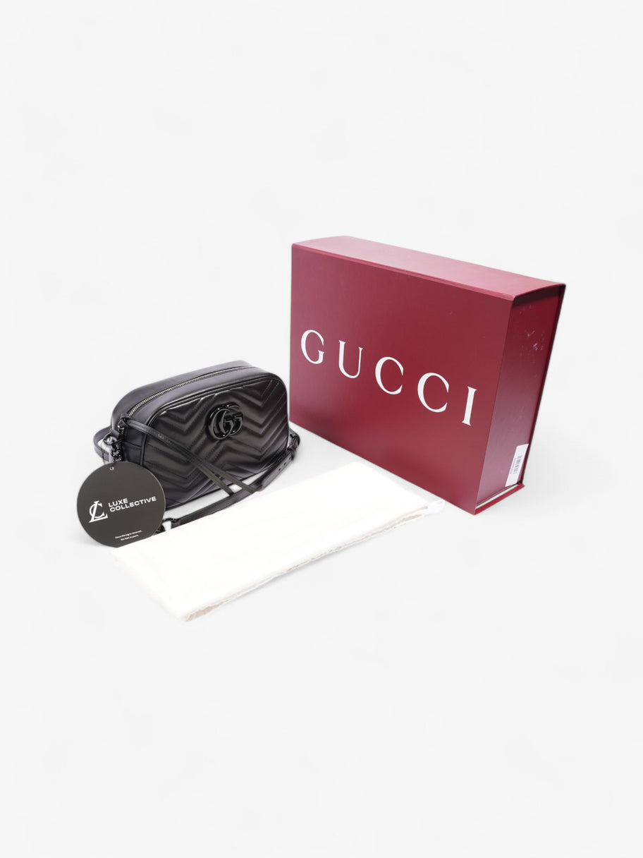 Gucci Marmont Black Matelasse Leather Small Image 11