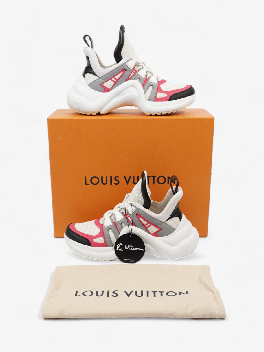 Louis Vuitton Archlight Sneakers White / Pink / Grey Mesh EU 38 UK 5 Image 10