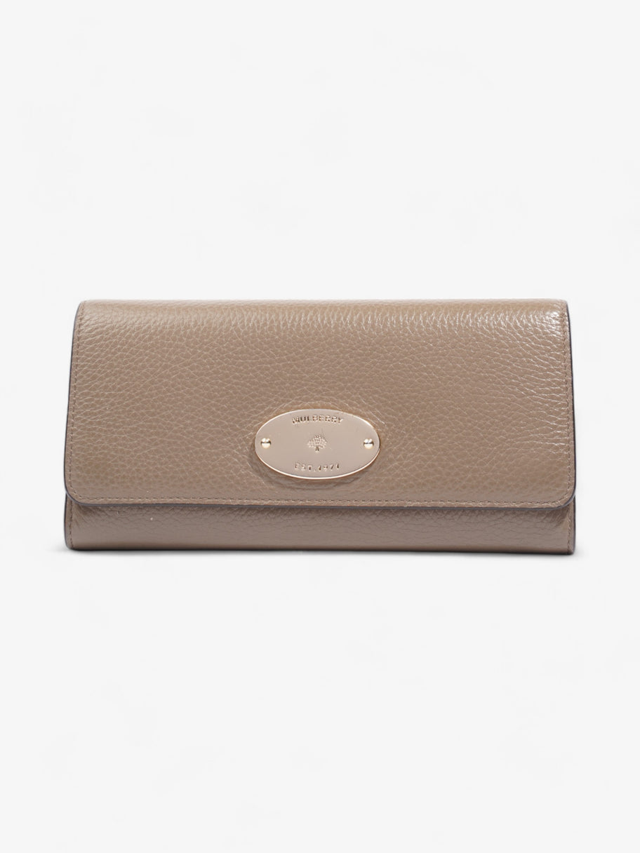 Mulberry Continental Wallet Taupe Calfskin Leather Image 1