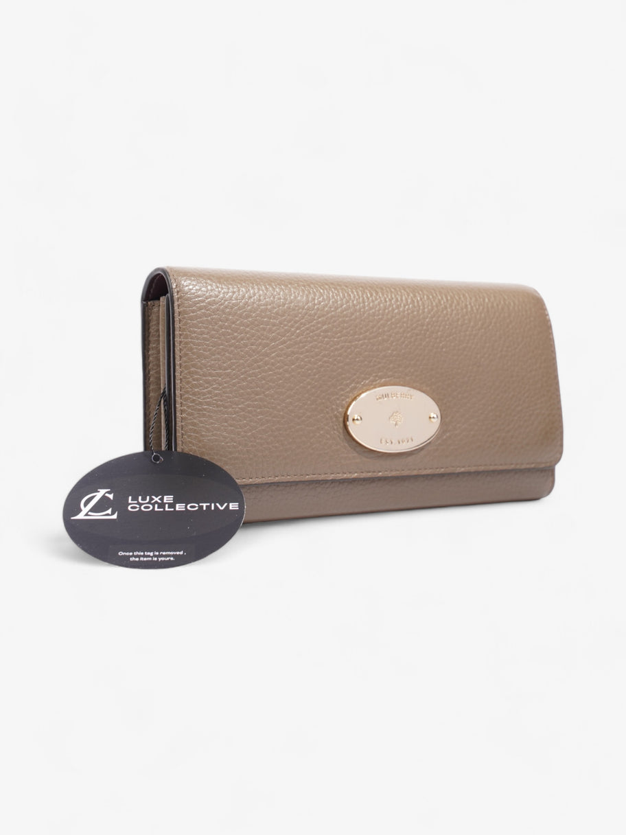 Mulberry Continental Wallet Taupe Calfskin Leather Image 8