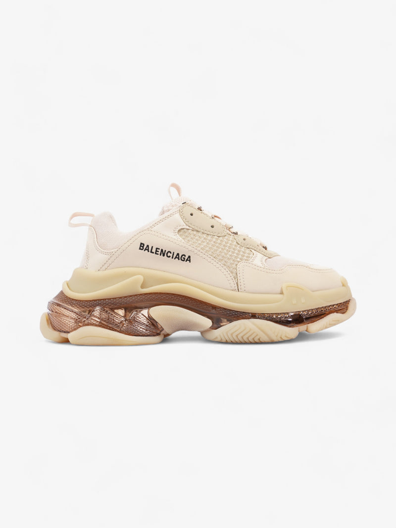  Balenciaga Triple S Clear Sole Beige Mesh EU 40 UK 7