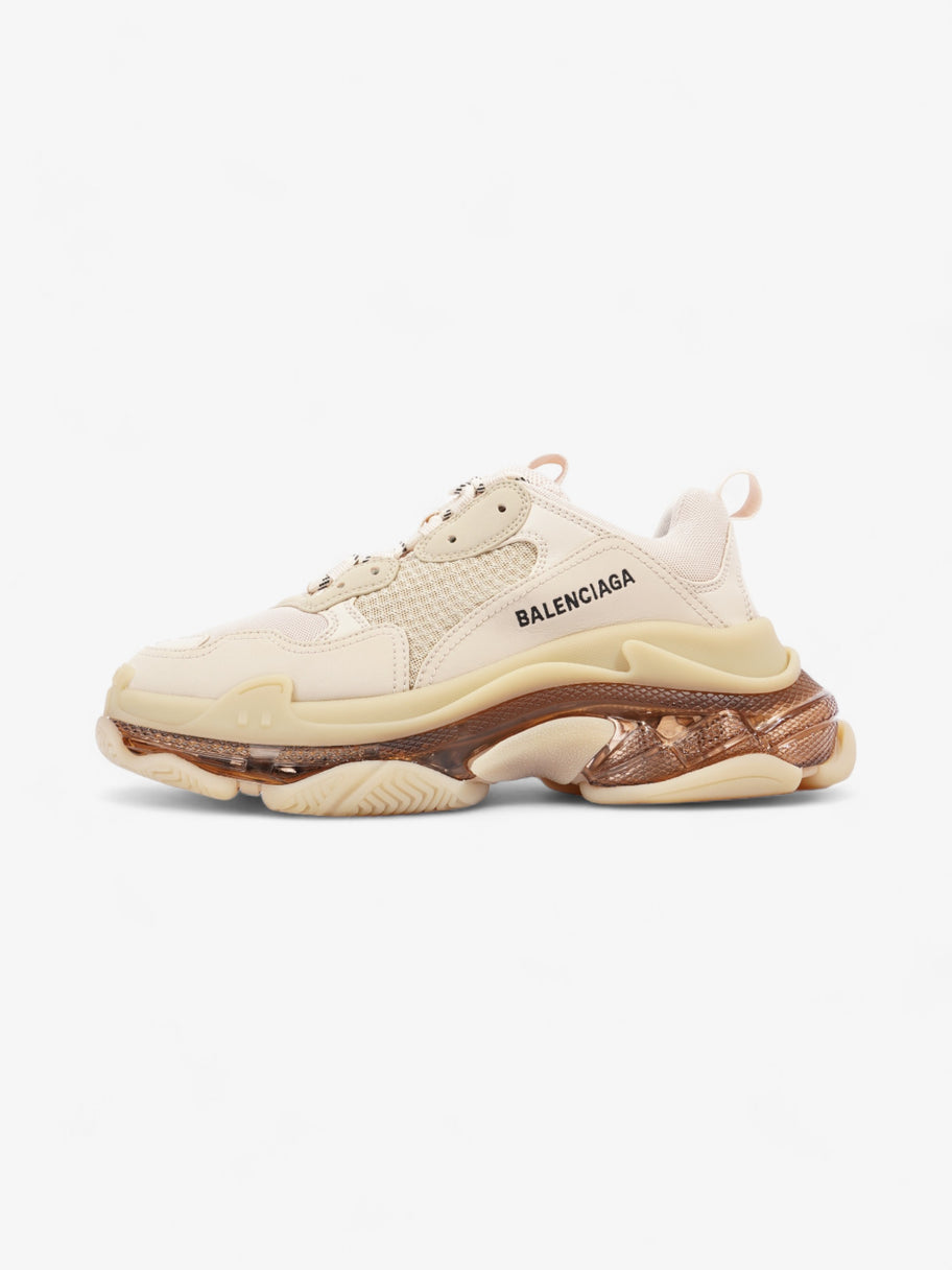 Balenciaga Triple S Clear Sole Beige Mesh EU 40 UK 7 Image 5