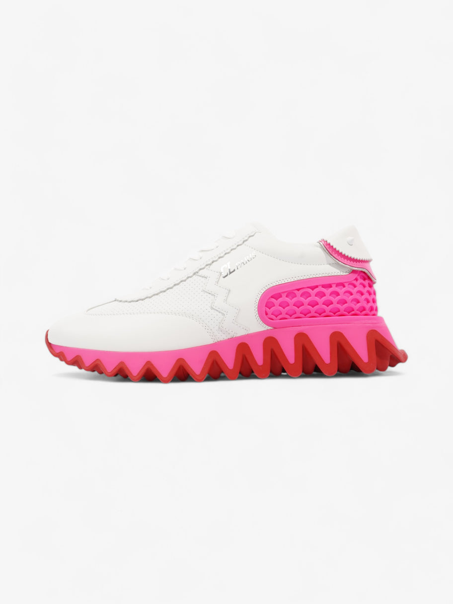 Christian Louboutin Loubishark White / Pink Leather EU 40 UK 7 Image 5