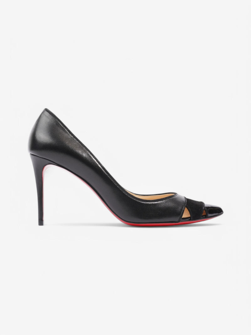  Christian Louboutin Biblio  85 Black Leather EU 40.5 UK 7.5