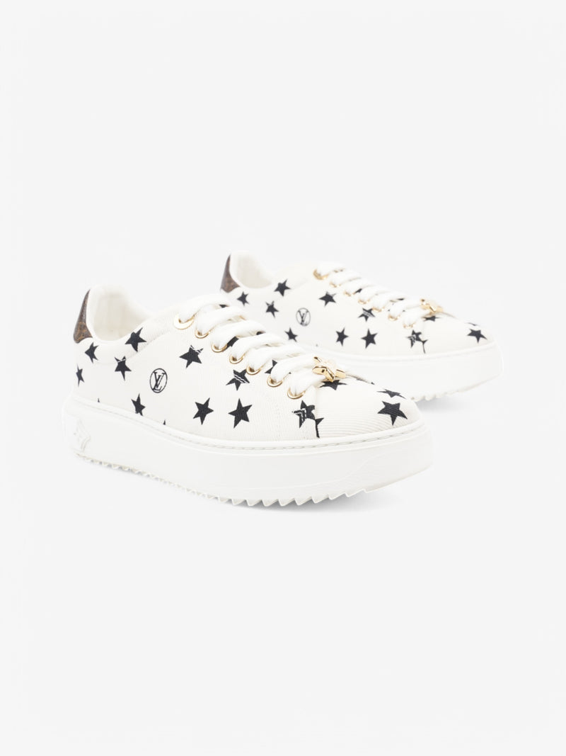  Louis Vuitton Time Out Star Sneakers White  / Black / Monogram Canvas EU 38 UK 5