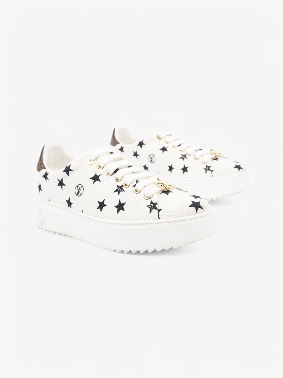 Louis Vuitton Time Out Star Sneakers White  / Black / Monogram Canvas EU 38 UK 5 Image 2