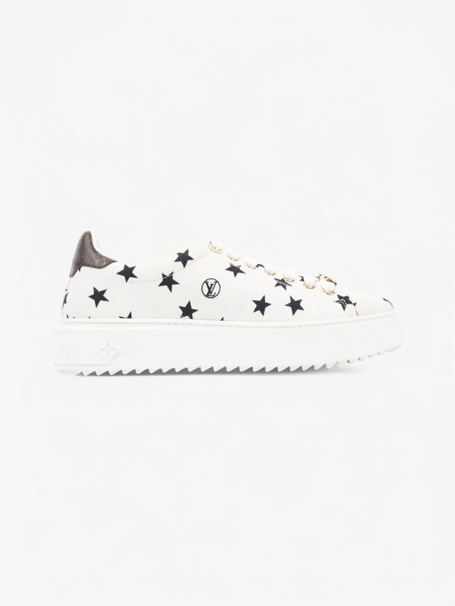 Louis Vuitton Time Out Star Sneakers White  / Black / Monogram Canvas EU 38 UK 5 Image 4