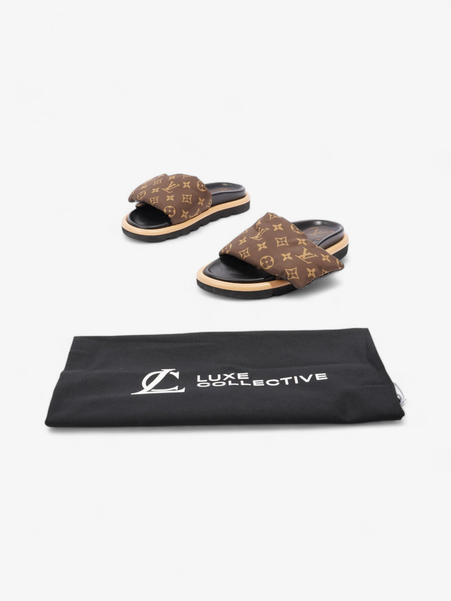 Louis Vuitton Pool Pillow Slides Khaki Monogram Nylon EU 39 UK 6 Image 10