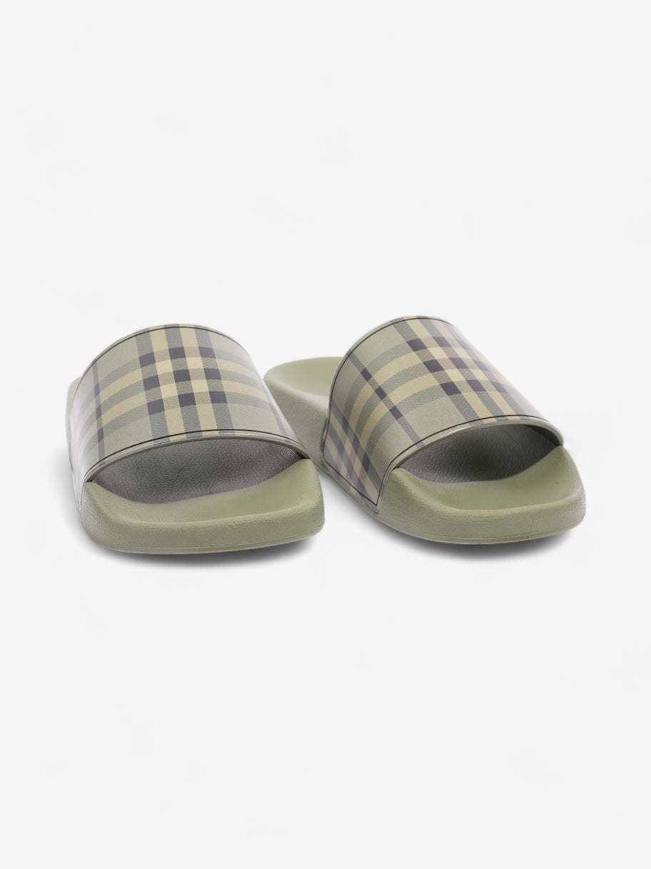 Burberry Furley Slides Khaki / Black Rubber EU 39 UK 6 Image 2