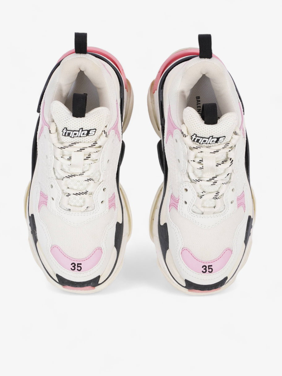 Triple S White / Pink / Black Mesh EU 35 UK 2 Image 8