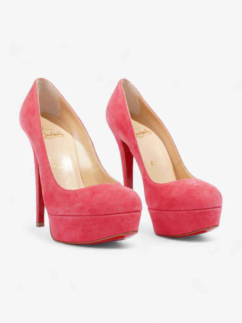  Christian Louboutin Bianca Heels 140 Pink Suede EU 36.5 UK 3.5