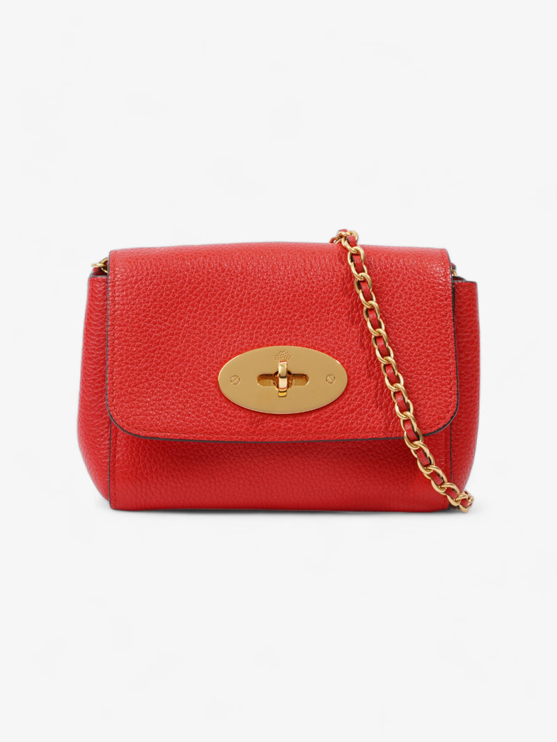  Mulberry Mini Lily Red Leather