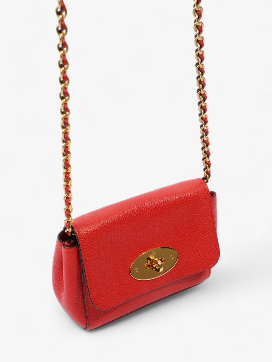 Mulberry Mini Lily Red Leather Image 6