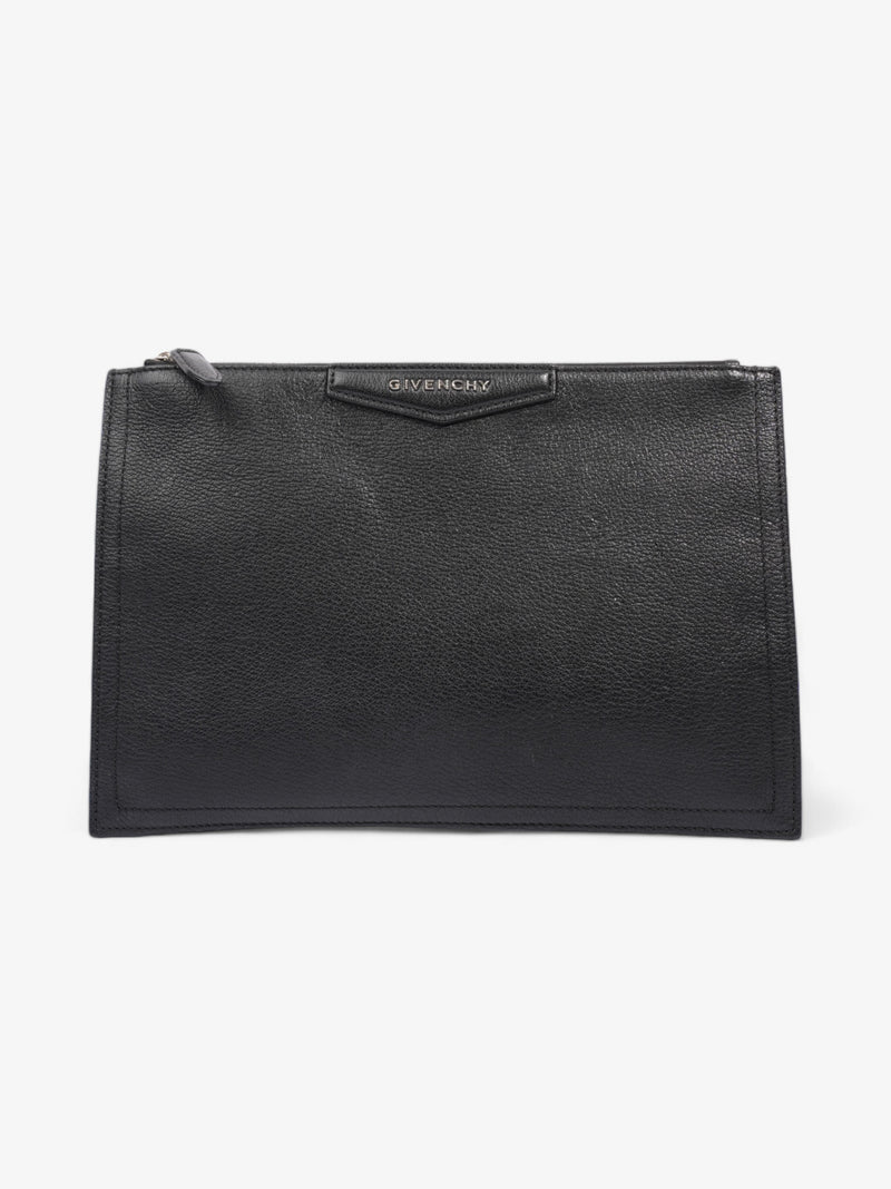  Givenchy Antigona Clutch Black Leather