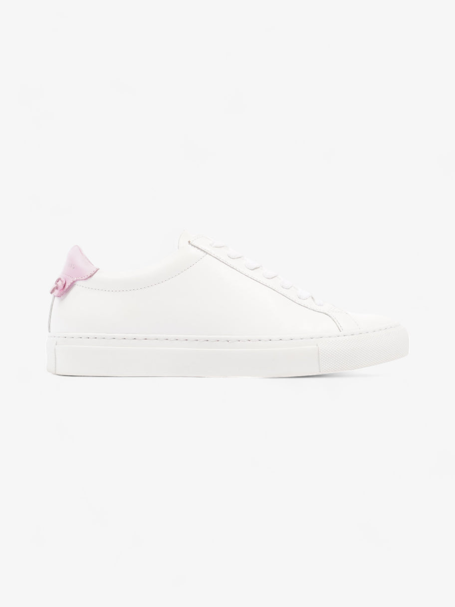 Givenchy Low Top Sneaker White / Pink Tab Leather EU 37.5 UK 4.5 Image 1