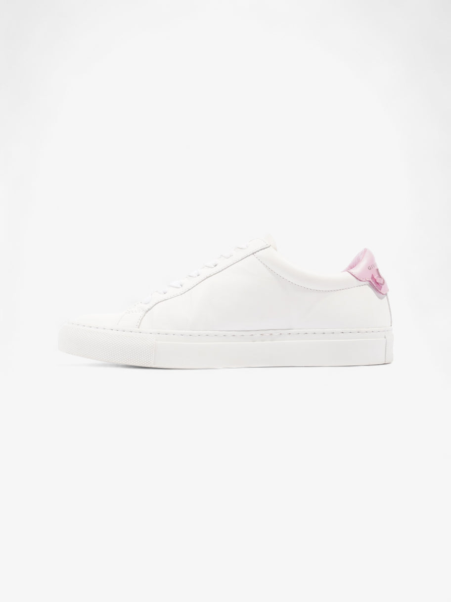 Givenchy Low Top Sneaker White / Pink Tab Leather EU 37.5 UK 4.5 Image 3