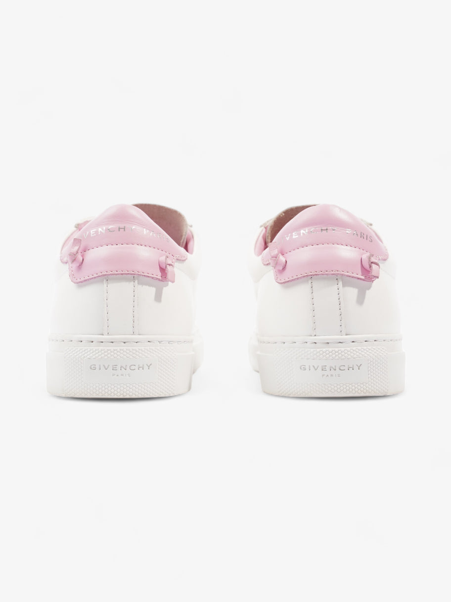 Givenchy Low Top Sneaker White / Pink Tab Leather EU 37.5 UK 4.5 Image 6