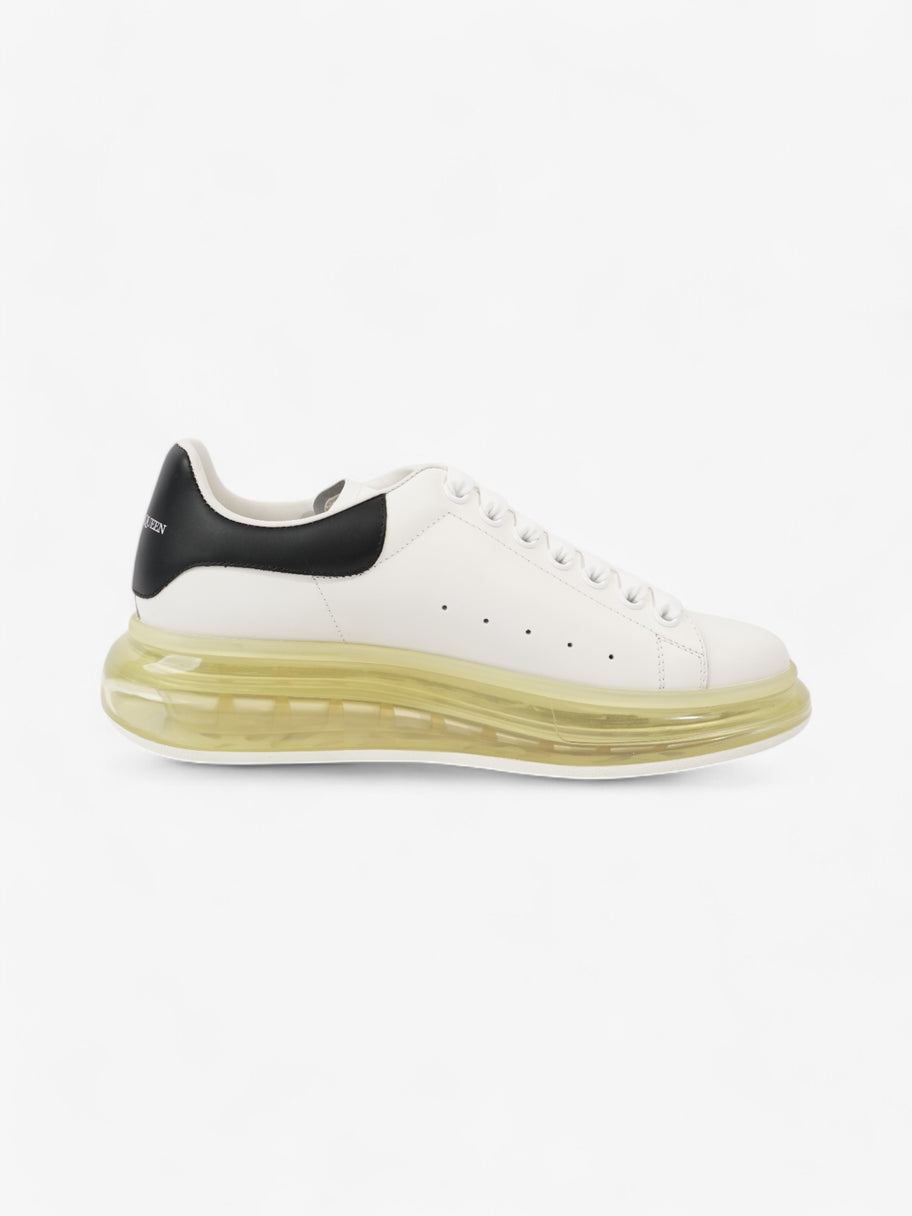 Alexander McQueen Oversized Clear Sole Sneakers White  / Black Tab Leather EU 40 UK 6 Image 4