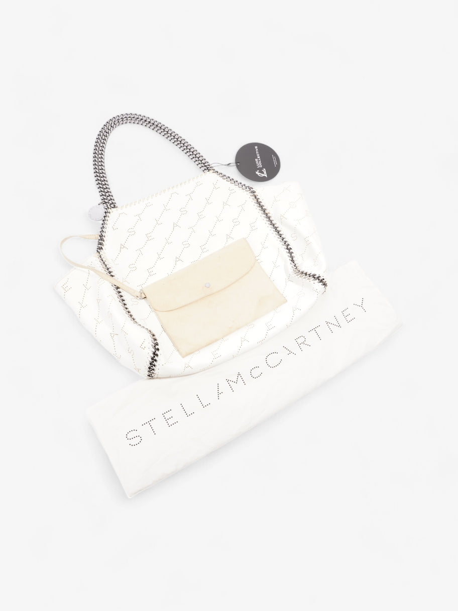 Stella McCartney Falabella Reversible Tote White Faux Leather Image 11