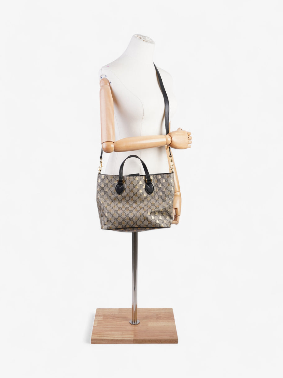 Gucci GG Bee Tote Supreme Coated Canvas Small Image 2