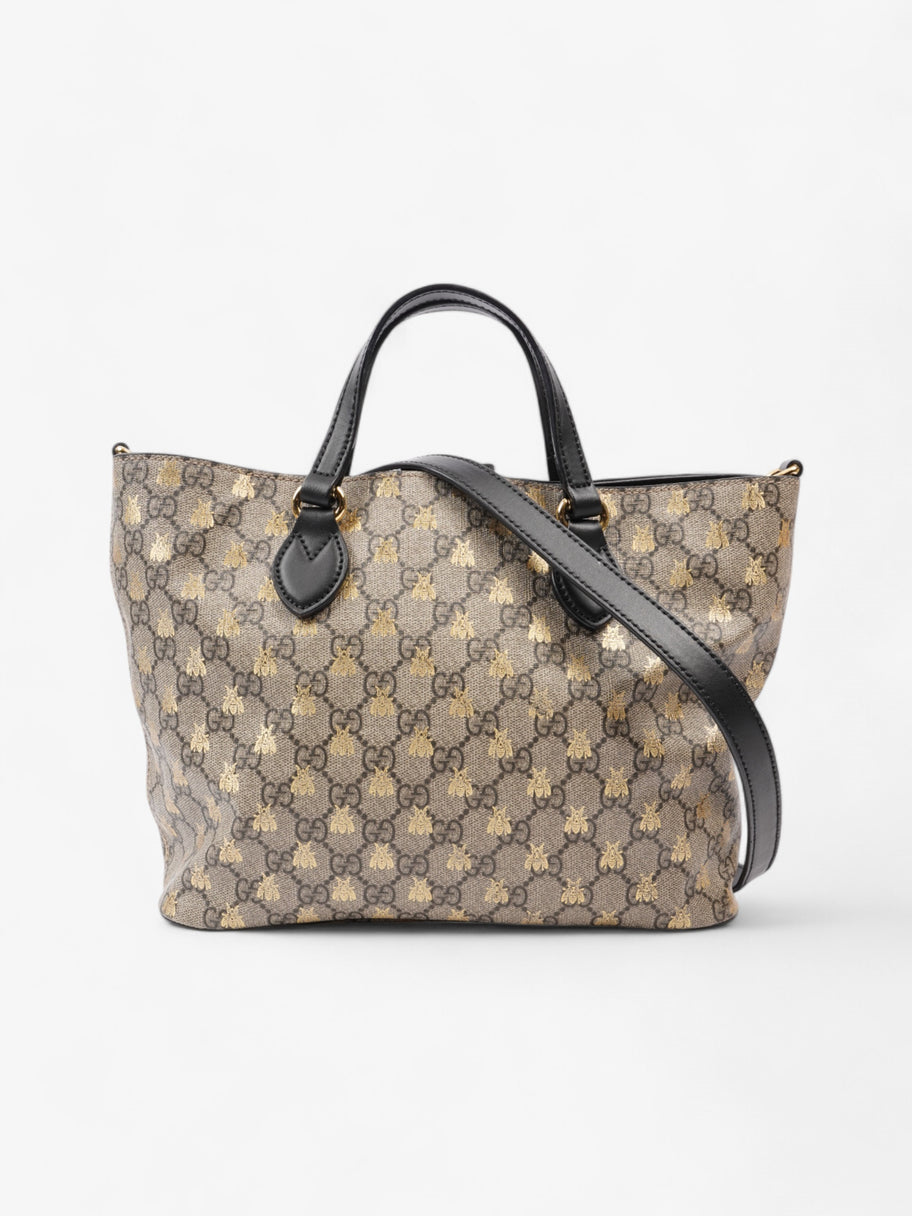 Gucci GG Bee Tote Supreme Coated Canvas Small Image 1