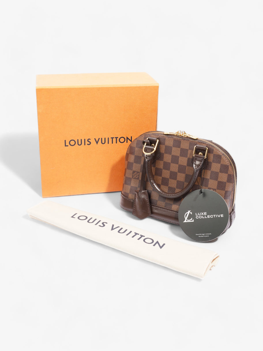 Louis Vuitton Alma BB Damier Ebene Coated Canvas Image 10