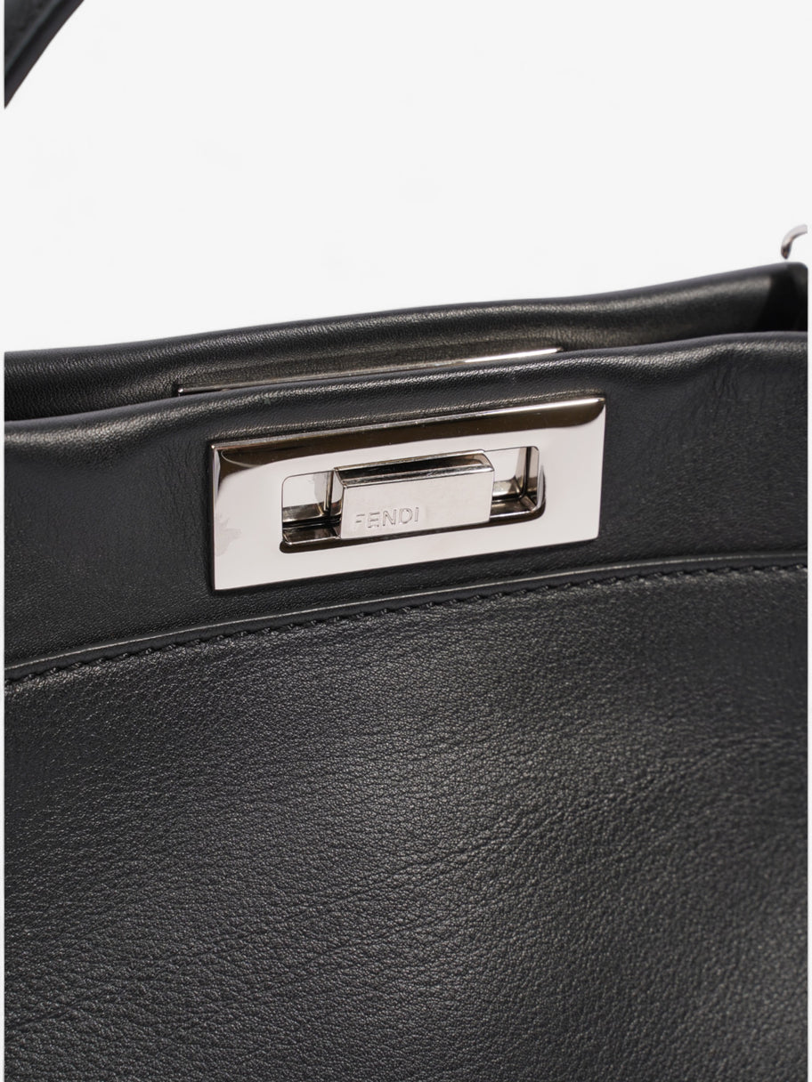 Fendi Peekaboo  Black Lambskin Leather Medium Image 7