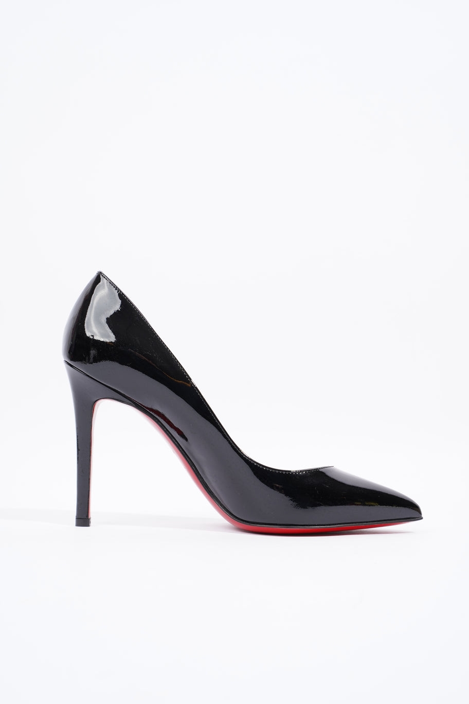 Christian Louboutin Pigalle 100 Black Patent Leather EU 37 UK 4 Image 4