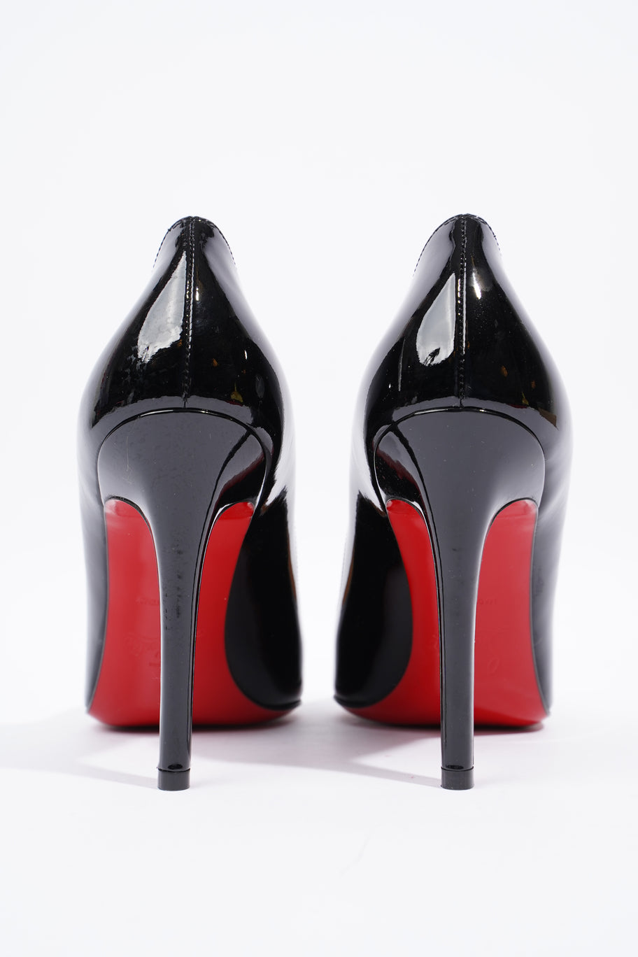 Christian Louboutin Pigalle 100 Black Patent Leather EU 37 UK 4 Image 6