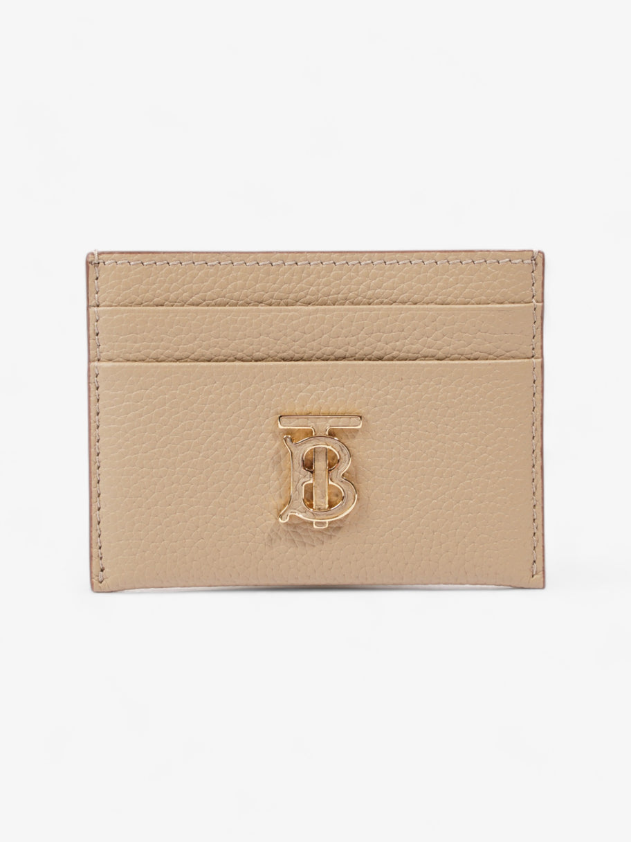 Burberry GTB Card Case Oat Beige Leather Image 1