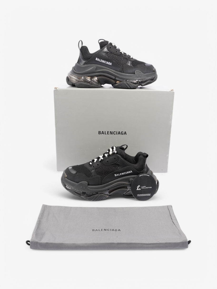 Balenciaga Triple S Black Clear Sole Mesh EU 37 UK 4 Image 10