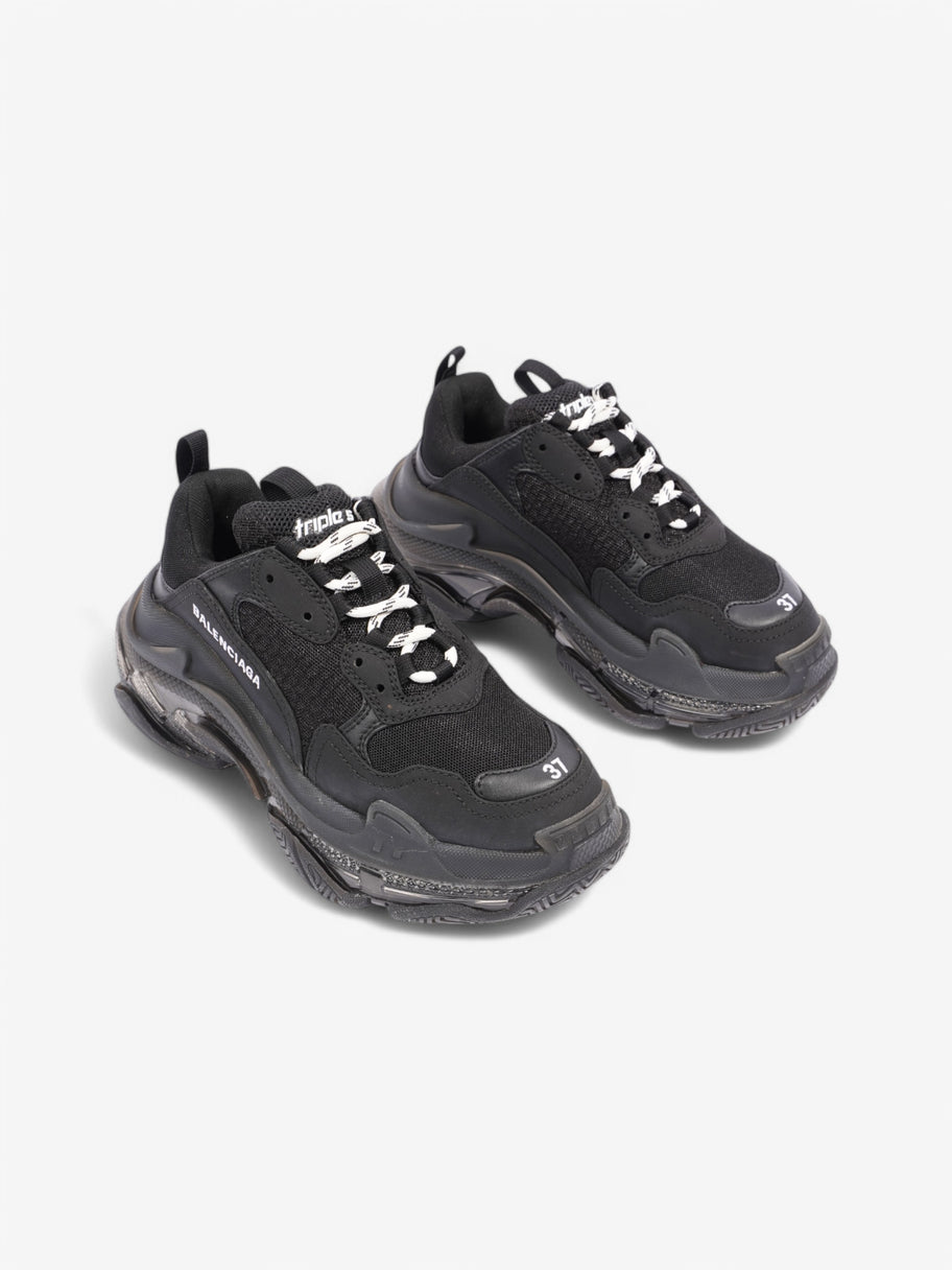 Balenciaga Triple S Black Clear Sole Mesh EU 37 UK 4 Image 2