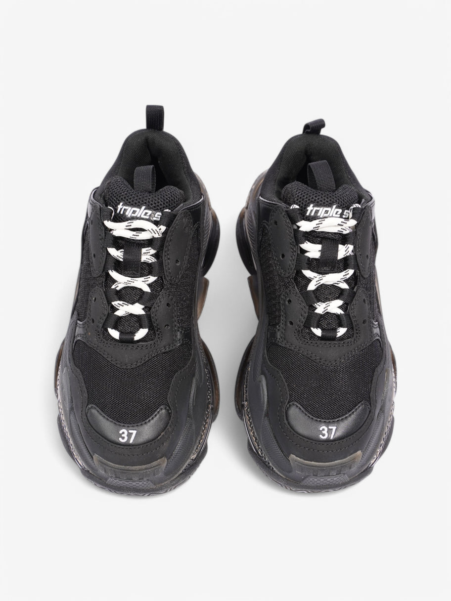 Balenciaga Triple S Black Clear Sole Mesh EU 37 UK 4 Image 8