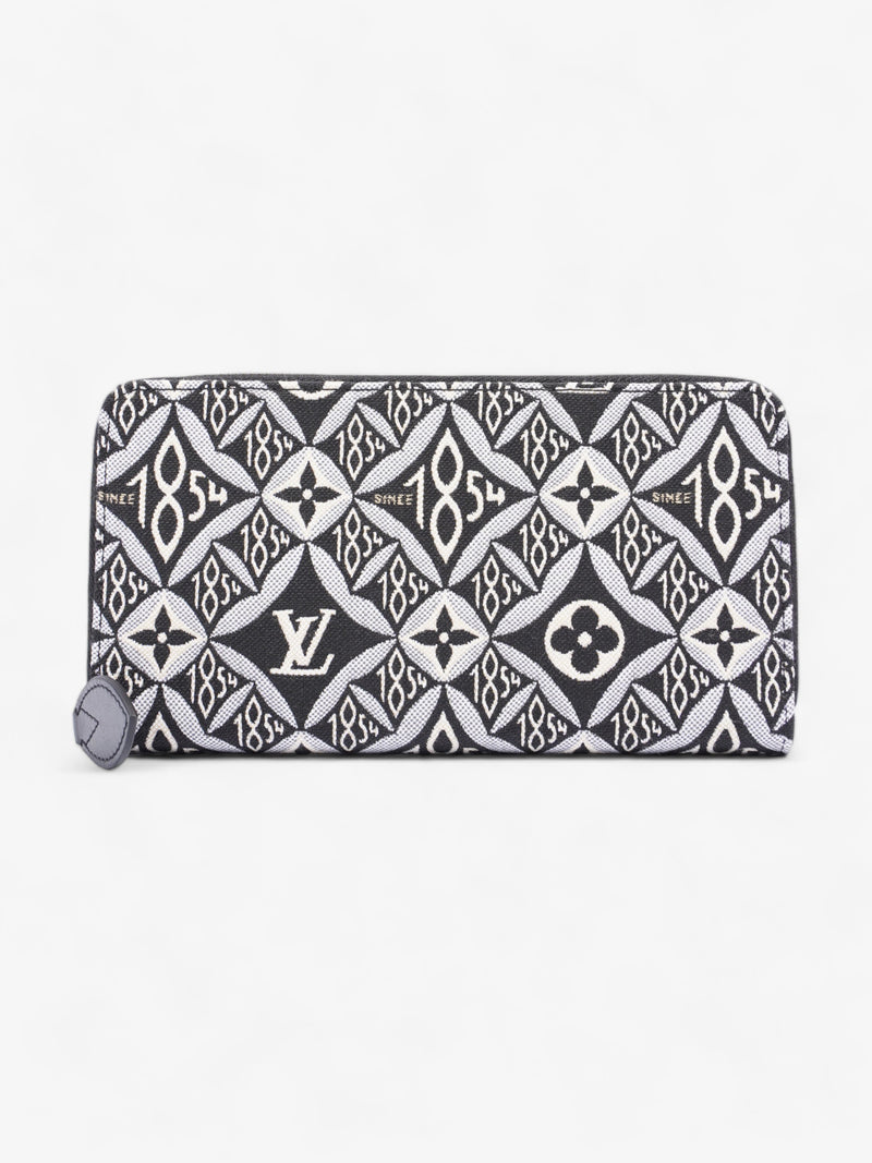  Louis Vuitton Since 1854 Zippy Wallet Black And White Jacquard Monogram Canvas