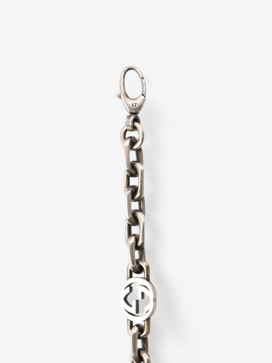 Gucci Interlocking Chain Bracelet Silver Silver Sterling Image 4