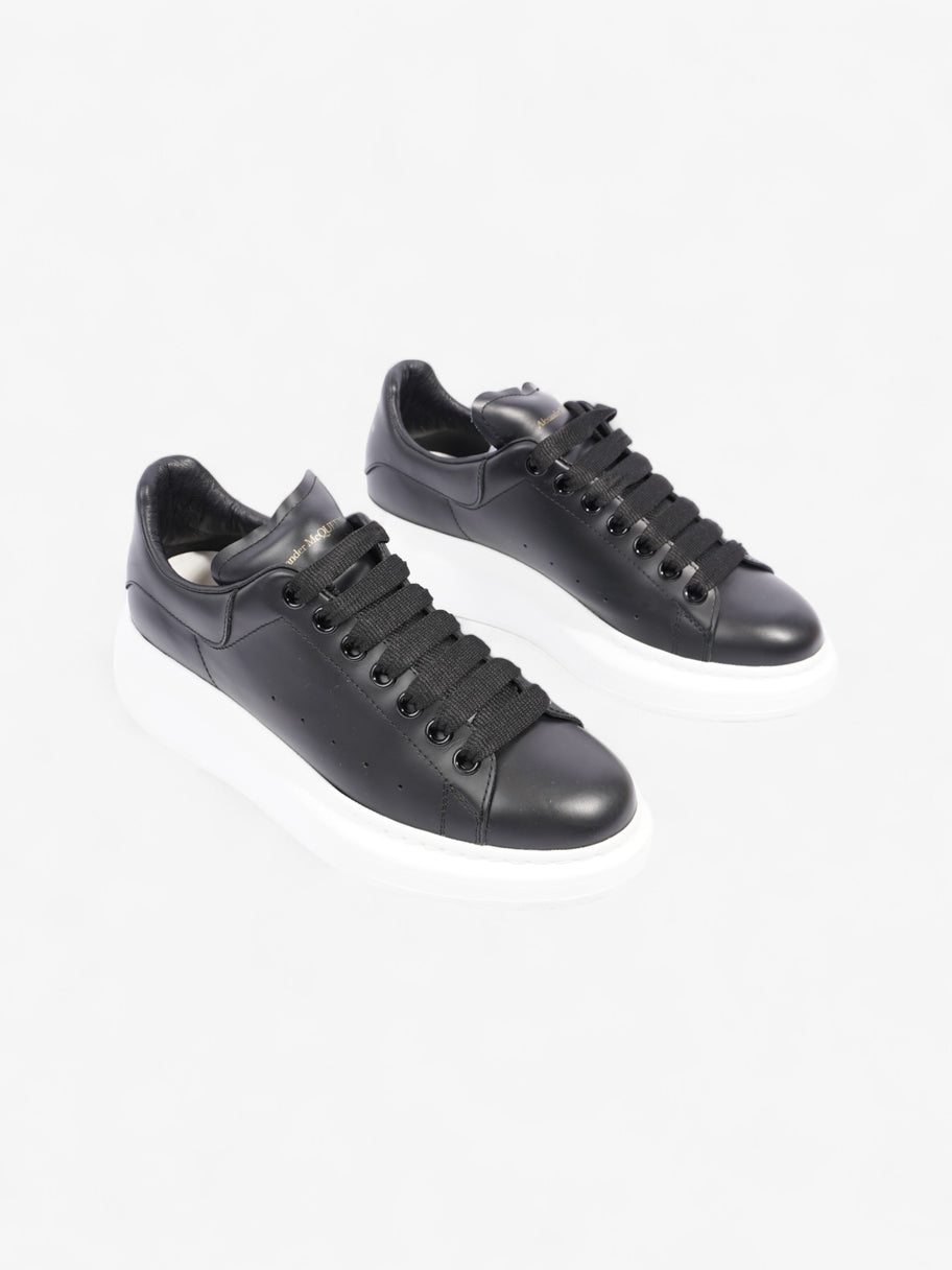 Alexander McQueen Oversized Sneakers Black Leather EU 40 UK 7 Image 2