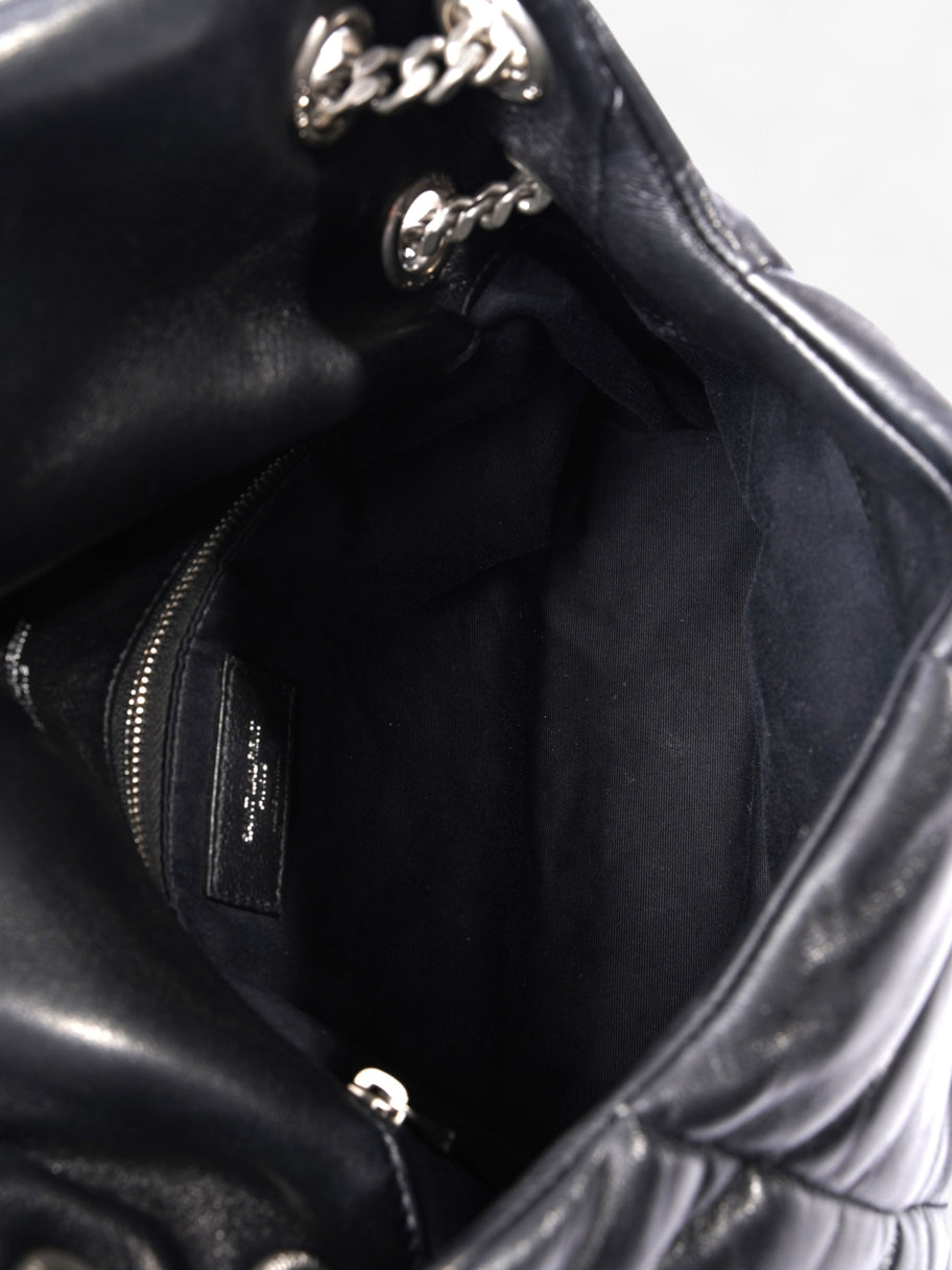 Saint Laurent Lou Lou Puffer Black Lambskin Leather Small Image 8