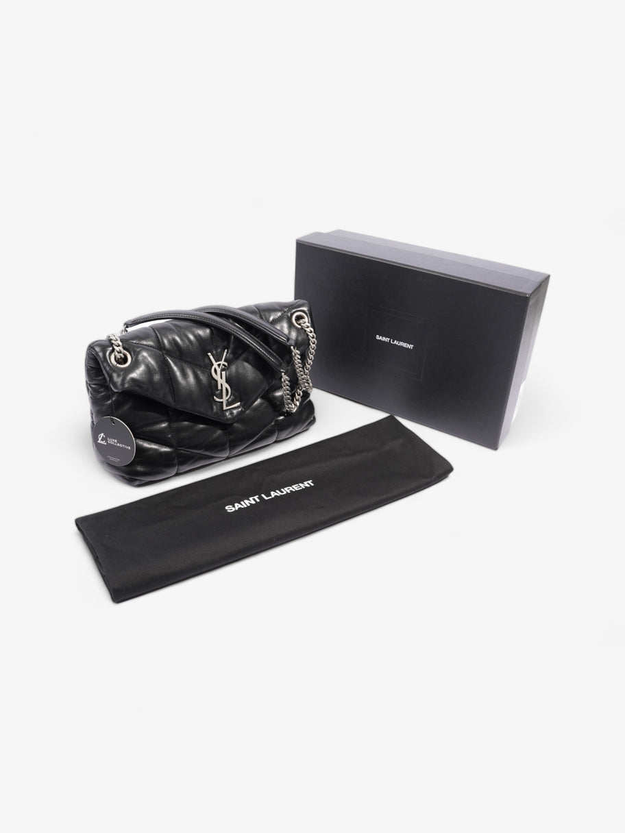 Saint Laurent Lou Lou Puffer Black Lambskin Leather Small Image 9