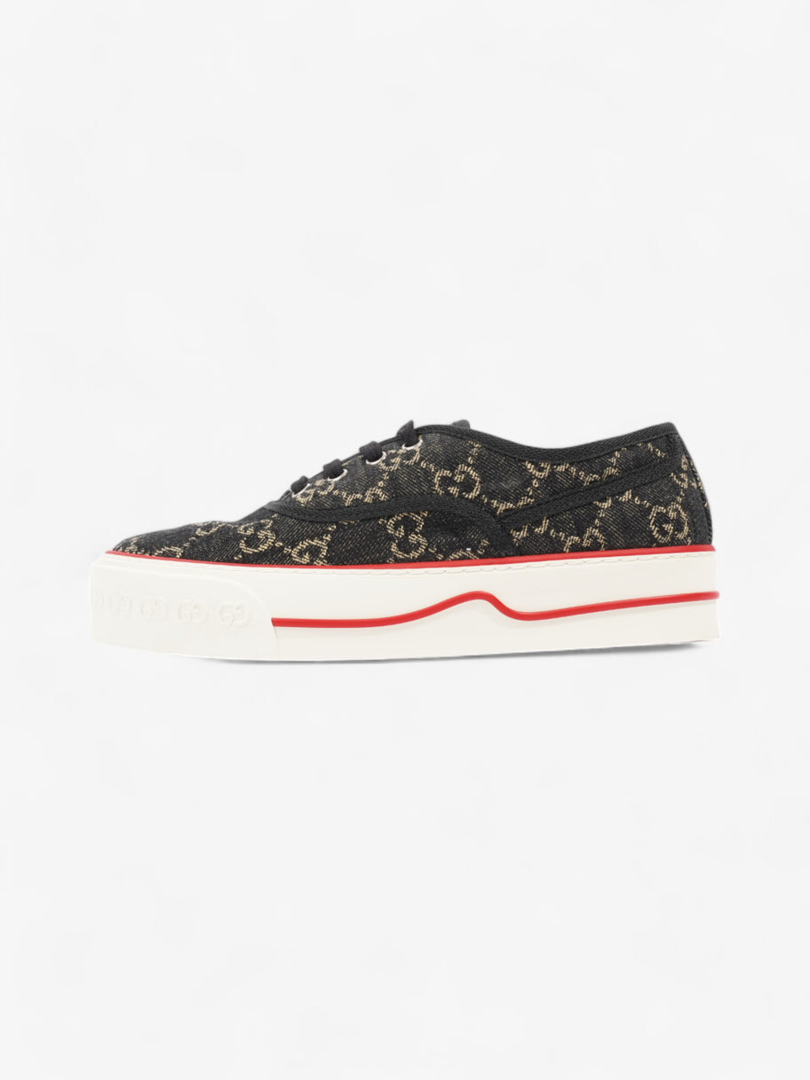 Gucci Tennis 1977 Black / Beige  / Red Canvas EU 37.5 UK 4.5 Image 5