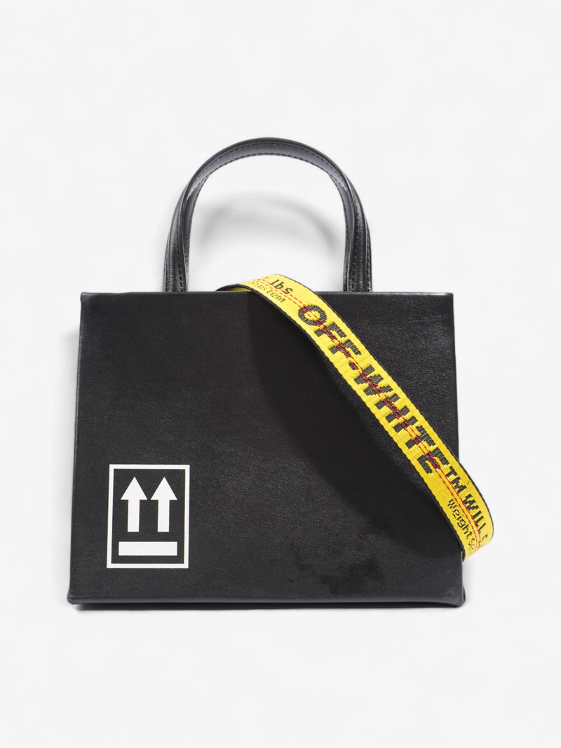  Off White Box Bag Black / White / Yellow Leather